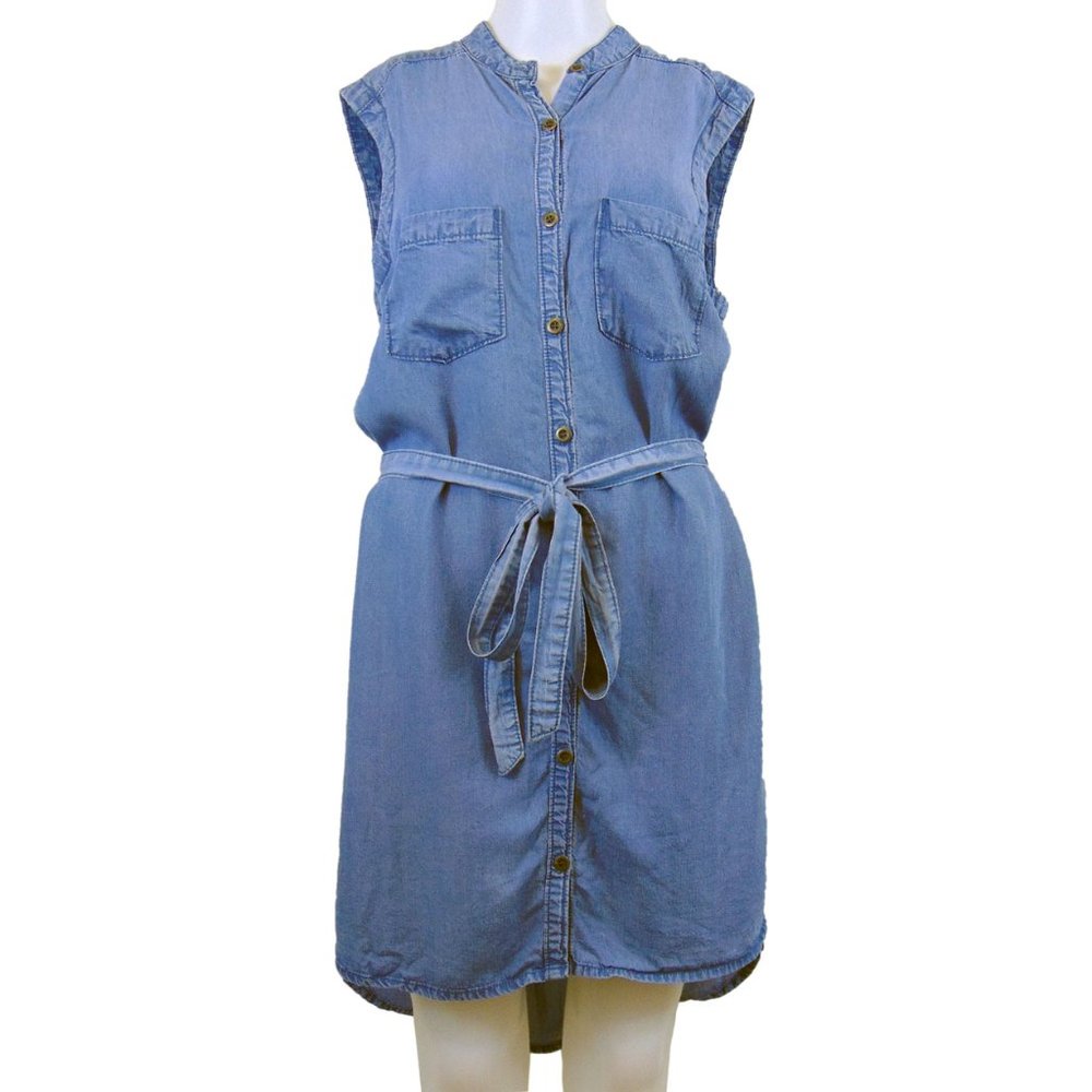 Yoga Jeans Light Denim Tencel Dress - Size M